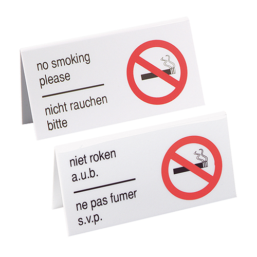 Schild NICHT RAUCHEN BITTE plasitk